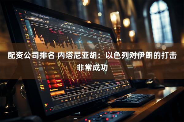 配资公司排名 内塔尼亚胡：以色列对伊朗的打击非常成功